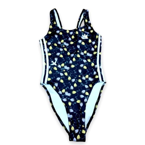 adidas Originals Allover Print AOP Black Bodysuit US S - Picture 5 of 13